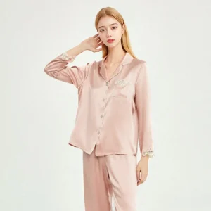 2026 New 100% Mulberry Silk Pajamas Set Women Long Sleeve Long Pants Sleepwear All Season Elegant Lounge Wear Outwear - AliExpress Women's Sleep & Lounge