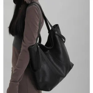 2026 New First Layer Cowhide Super Large Capacityshoppers Tote Bag Fashion Simple Everything Withfamous Designer Leather Handbag - AliExpress Women's Handbags