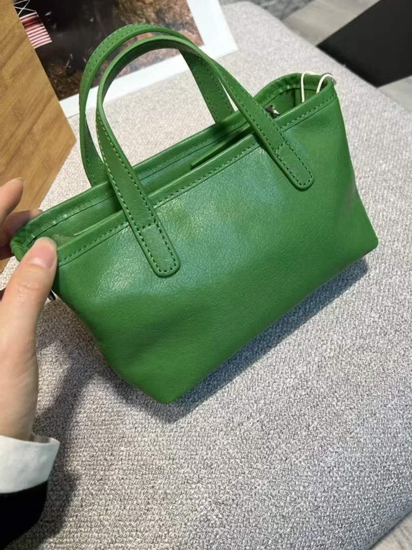 Trendy Handbag Top Layer Vegetable Tanned Cowhide Women's Bag Lightweight Crossbody Small Bag 2026 New Versatile High-End Fee... - AliExpress Women's Handbags