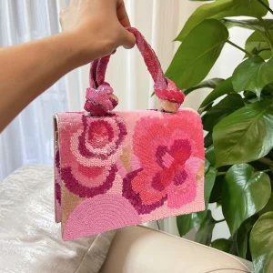 DOYUTIG New Design Jasmine Flower Beaded Handbag Women's Handmade Shiny Evening Bags For Wedding Lady Party Beading Totes N001 - AliExpress Women's Handbags