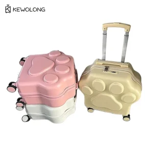 Cute Cat Paw Luggage, Adorable Women's Carry-On Suitcase Pink Cat Claw Travel Trunk for Girls, Teens and College Students - AliExpress Luggage