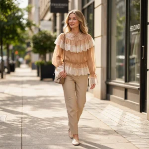 Ladies Stylish Shirt Comfortable Button Down Blouse for Casual and Office Wear Women Casual Button Down Ladies Casual BC2111 - AliExpress Shirts & Blouses