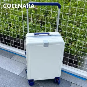 COLENARA 22"24"26"28Inch USB Charging Suitcase Large Capacity ABS + PC Boarding Box Women's Trolley Case 20" Travel Luggage - AliExpress Luggage