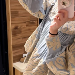 HEIDD Heavy Embroidery Retro Stand Collar Loose Long Sleeve Shirt Cotton Commute Style Women's Premium Spring 2026 Shirt - AliExpress Shirts & Blouses