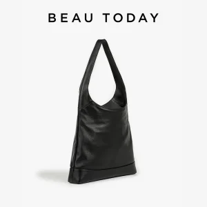 BEAUTODAY Shoulder Bags Handbags Women Cow Leather Large Capacity Solid Ladies Magnetic Buckle Bags Handmade 62088 - AliExpress Women's Handbags