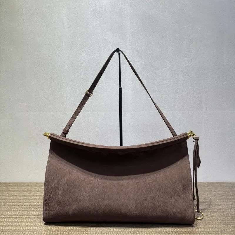 Ladies' luxurious high-quality commuting outdoor travel leather all steel hardware clip bag handbag - AliExpress Women's Handbags