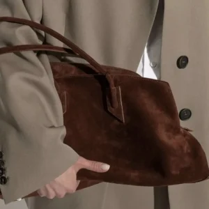 [Full Leather Inside Outside] High-quality First-layer Cowhide Irregular Shoulder Handbag Women Casual Versatile Large-capacity - AliExpress Women's Handbags