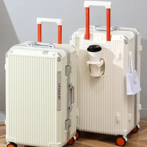 2024 Aluminum Frame Carry On Luggage, Large Sturdy Travel Trolley Case for Men & Women - AliExpress Luggage