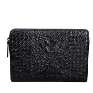 heimanba male crocodile  handbags large capacity male envelope bag  business  weaving  Hand caught bag men bag - AliExpress Women's Handbags