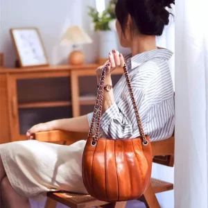PNDME organizers designers handmade genuine leather women's chain shoulder bag fashion luxury real cowhide sewing daily handbag - AliExpress Women's Handbags