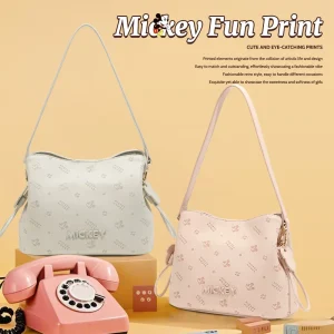 Genuine Disney Purses And Handbags Original Case Mickey Playful Printed Shoulder Bag Ladies Youth Lively Versatile Messenger Bag - AliExpress Women's Handbags