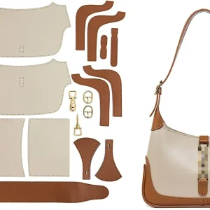 Genuine Cow Leather Bag Kit for Women, DIY Shoulder Bag with Sewing Kits for Adults, Leather Kit for Personalized Gifts - AliExpress Women's Handbags