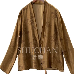 Loose Shirt Thin Summer 2026 New Chinese Loose Double Placket Jacquard Sunshade Jacket Women's 52M6 - AliExpress Shirts & Blouses
