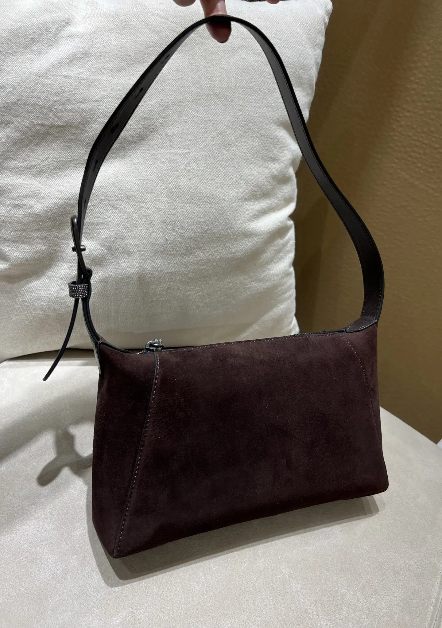 Stylish And Versatile Suede Shoulder Bag, Simple And Casual For Women, Perfect For Commuting. Size 27/17. - AliExpress Travel Bags