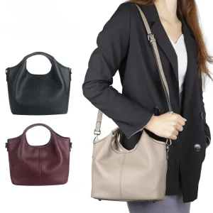 Luxury 2025 Trebd Retro Handbag Clutch for Women Genuine Leather Portable Bucket Bags Fashion Casual Shoulder Crossbody Pouch - AliExpress Women's Handbags