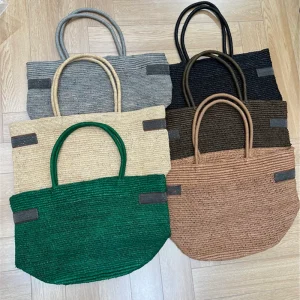 26 Summer Arrival Women's Hand-Woven Raffia Straw Tote Bag Stylish Versatile Shoulder Bags - AliExpress Travel Bags