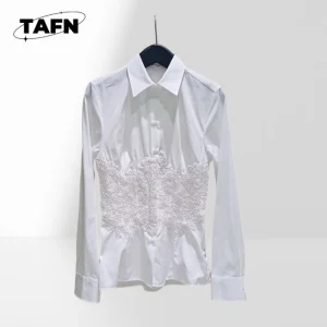Women's Asymmetrical Shirt Fashion Loose Fit Blouse Women's Bell Sleeve Shirt Fashion Loose Fit Blouse AJ1512 - AliExpress Shirts & Blouses