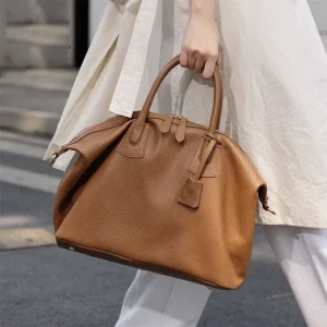 New Euro Fashion Designer High-end Huge Tote Soft Natural Cow Leather Women's Handbag Large Capacity Duffle Bag - AliExpress Women's Handbags