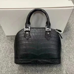 2024 New Luxury Crocodile Skin Lady's Handbag Fashion Genuine Leather Women Bag Large Capacity Shell Bag 45 - AliExpress Women's Handbags