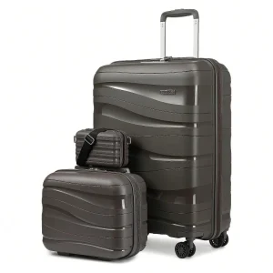 20x14x6 Inch Carry On Luggage PP Hardshell Spinner Suitcase Airline Approved Travel Trolley for Men Women - AliExpress Luggage