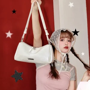 Casual Simple Shoulder Crossbody Bag Youth PU Leather Soft Surface Pure Color Daily Match Road Little Boat Coconut Zipper Und... - AliExpress Women's Handbags