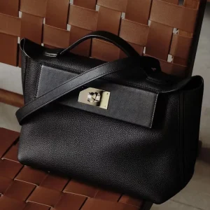 Large 29cm Top Layer Cowhide Leather Single Shoulder Women's Bag Hardware Full Steel Handbag  Bag Beiliz Brand Handbag - AliExpress Women's Handbags