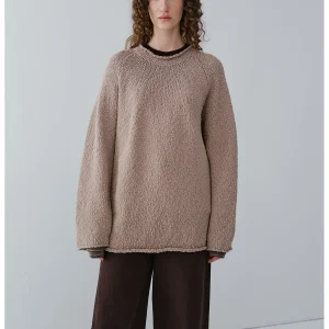 l Thi Yarn Knitted Loose Women's Sweater REWEAR Long Sve round Ne Relax Fit Cotton 00% Winter Faion Casual - AliExpress Sweaters&Jumpers