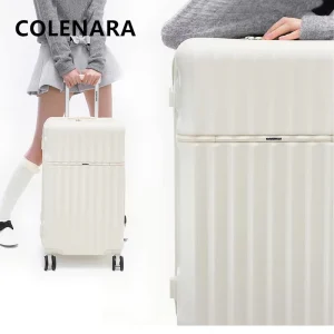 COLENARA Women's Suitcase 20"24"26 Inch Large Capacity Trolley Case ABS + PC Boarding Box Men's Password Box Rolling Luggage - AliExpress Luggage
