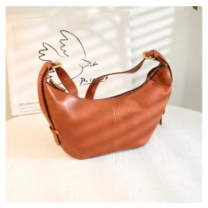 fashion vintage luxury genuine leather women's crossbody bag organizers designer handmade real cow leather female shoulder bag - AliExpress Women's Handbags
