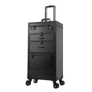New upgraded large capacity trolley cosmetic case on wheels,Women Nails Makeup Toolbox,Girls Beauty Box Rolling Luggage Suitcase - AliExpress Luggage