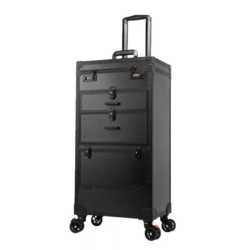 New upgraded large capacity trolley cosmetic case on wheels,Women Nails Makeup Toolbox,Girls Beauty Box Rolling Luggage Suitcase - AliExpress Luggage