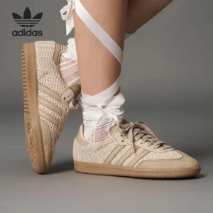 Adidas Genuine Clover Women's Low-Top Knit Casual Classic Sneakers JR9446 - AliExpress Sneakers