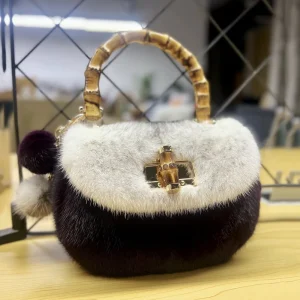 Designer Luxury Bags for Women's Natural Mink Fur Handbag New Fashion Ladies Luxury Shoulder Purse Bag - AliExpress Travel Bags
