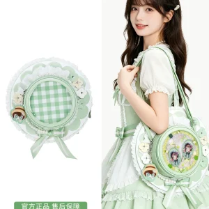 Japanese Original Green Gardener Lta Bag Two-dimensional Comic Show Backpack Large Capacity Lolita Messenger Bags for Women - AliExpress Women's Handbags