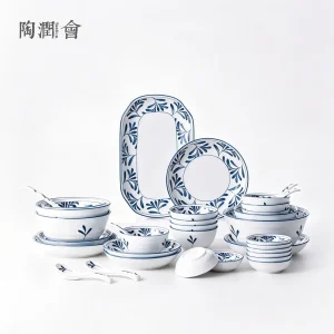 DSA ceramic tableware set, dishes, plates, bowls, women's day gifts, staff gifts, new Chinese style - AliExpress Kitchen,Dining & Bar