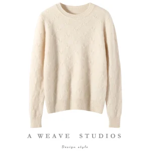 Choice Women 100% Cashmere Sweater O-neck Pullover Diamond block Preppy Style Cashmere Knitwear Autumn Winter Thick Top Clothing - AliExpress Sweaters&Jumpers