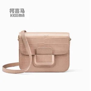 gete new crocodile s Female bag new single shoulder bag One shoulder Small square bag female crocodile falp - AliExpress Women's Handbags