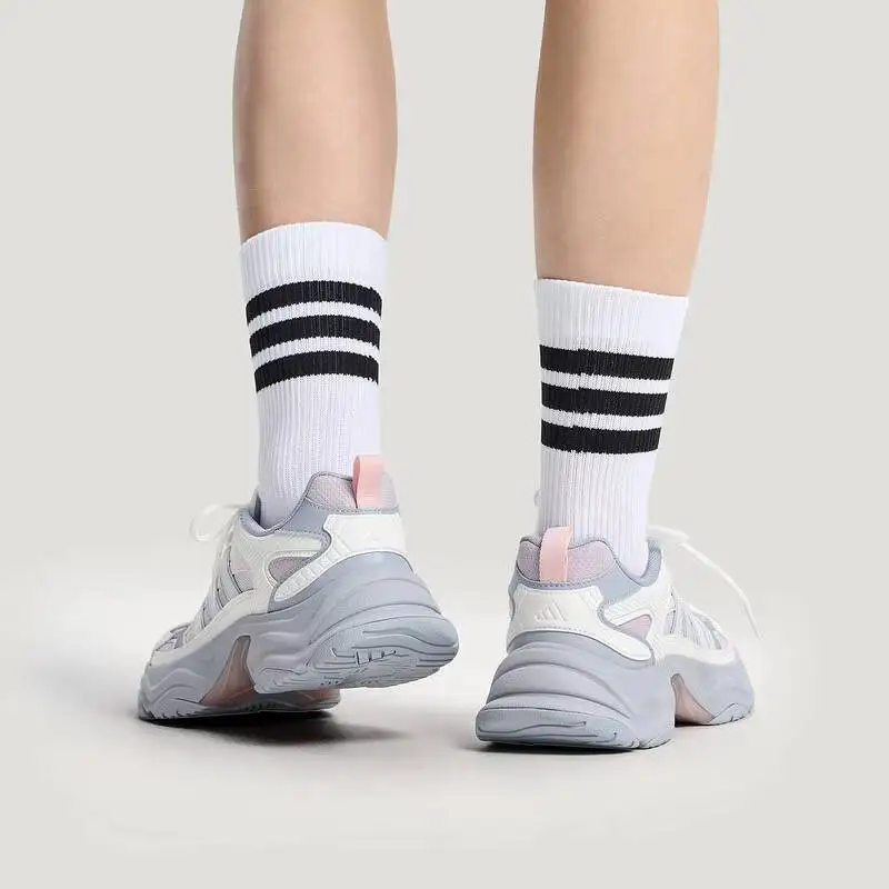 Womens Adidas KJ9523 Chunky Dad Shoes White Grey Pink Casual Sport Sneakers - AliExpress Sneakers
