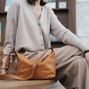 vintage high quality first layer cowhide women's shoulder bag weekend daily travel luxury soft real cow leather crossbody bag - AliExpress Women's Handbags