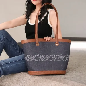 Large Capacity Museum Creative Tot Bag Qing Tiedye Floral Embroidery Fashionable Versatile Qi Qi Gift Festival Cultural Product - AliExpress Women's Handbags