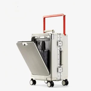 Wide Handlebar Rolling Luggage Front Opening Multi-Functional Women 20-Inch Small Lightweight Boarding Box 24-Inch Men Suitcase - AliExpress Luggage