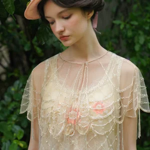 Spring Summer Women Facial Art Handmade Beaded Flower Grid Lace Net Sparkling French Vintage Style Versatile Blouse/Shirts - AliExpress Shirts & Blouses