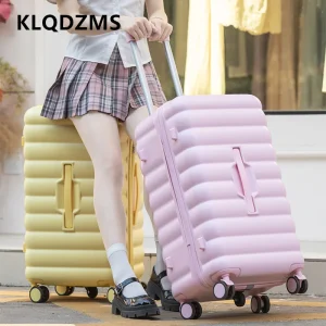 KLQDZMS High Quality Suitcase Large Capacity Trolley Case ABS+PC Boarding Box 20"22"24"26"28 Inch Women's Rolling Luggage - AliExpress Luggage