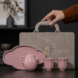 Ru Ware Tea Set Women's Ceramic One Pot Two Cups High-End Home New Teapot Gift Box Customization - AliExpress Kitchen,Dining & Bar