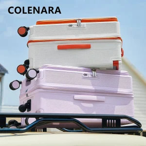 COLENARA Suitcase on Wheels Oversized Capacity Trolley Case 20"24"26"28"30"32 Inch Password Box Women's Boarding Case Luggage - AliExpress Luggage