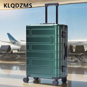 KLQDZMS 20"24"28 Inch All Aluminum Magnesium Alloy Boarding Box Luggage Bag Large Capacity Business Women's Trolley Suitcase - AliExpress Luggage