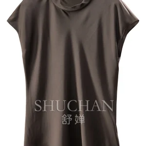 Blouse Light Luxury Natural Silk Double Joe, Oblique Cut Stand-up Collar Bag, Rotator Sleeve Shirt, Women's 53W5 - AliExpress Shirts & Blouses