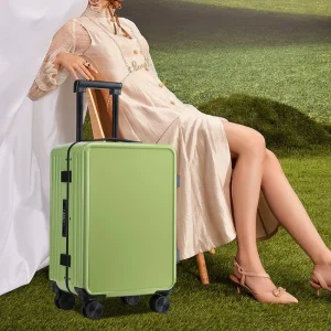 Business Aluminum Frame Trolley Case Small Suitcase with Swivel Wheels 20 Inch Women's Suitcase Stylish Baggage for Boarding - AliExpress Luggage