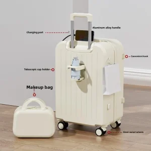 2025 New Fashionable Multi-Functional Luggage Women's Travel Suitcase Student Pull Rod Lightweight Wheel Password Box - AliExpress Luggage