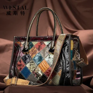 Fashion Women Handbags Color-block Patent Leather Totes Bag Crossbody Bag Shoulder Bag Lady Simple Style Hand Bags - AliExpress Women's Handbags